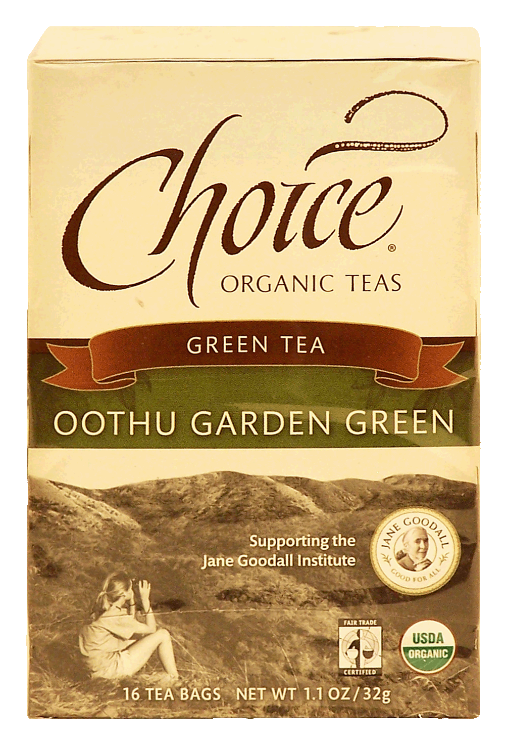 Choice  oothu garden green organic tea, 16-bags Full-Size Picture